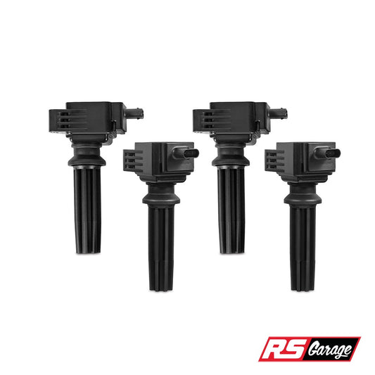 Mishimoto Ignition Coil Set of 4 for 15-20 Ford Mustang EcoBoost 2.3L 13-18 Ford Focus ST