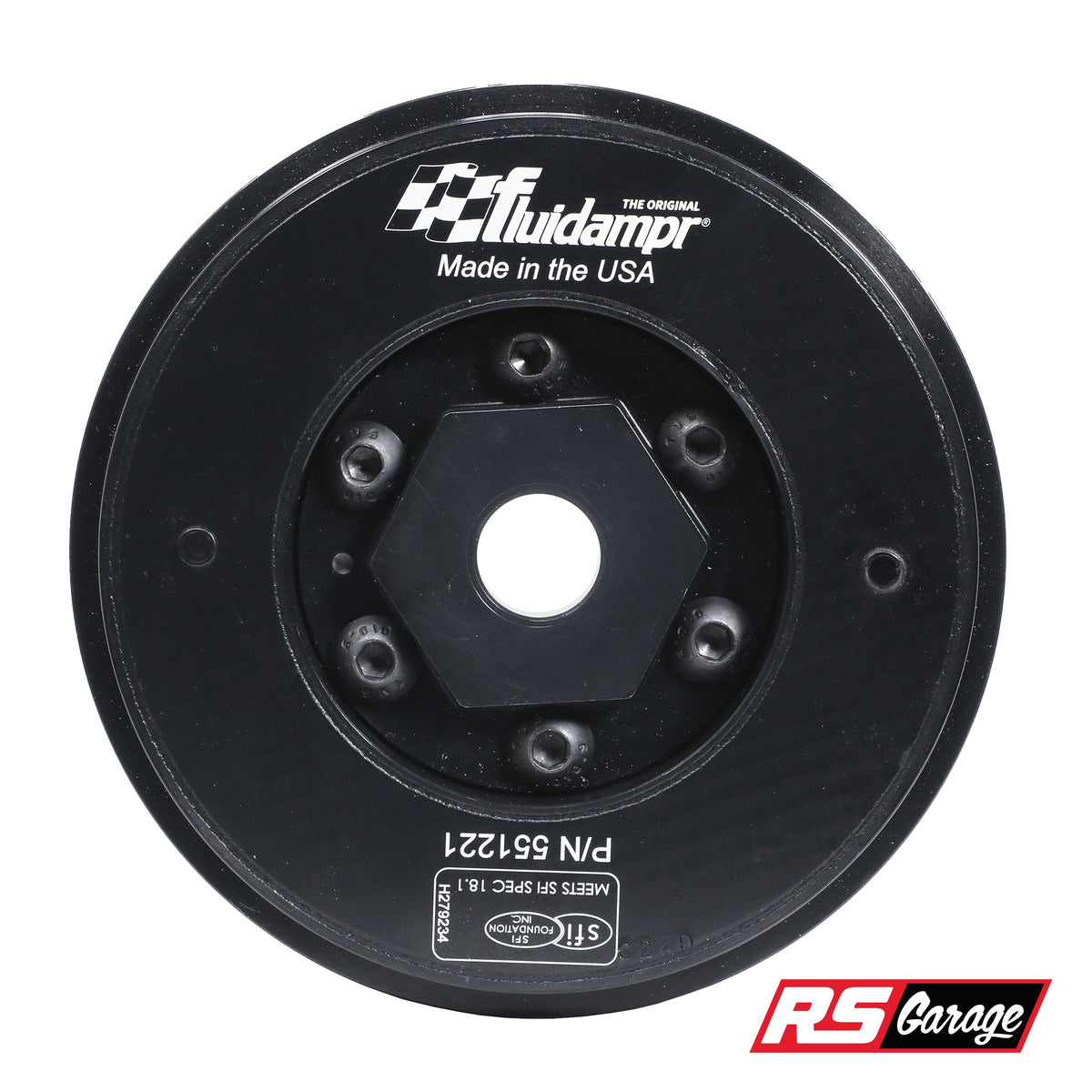 Fluidampr 91-08 VW Golf/05-12 Passat B6/B7 / 03-10 Audi TT Steel Internally Balanced Damper