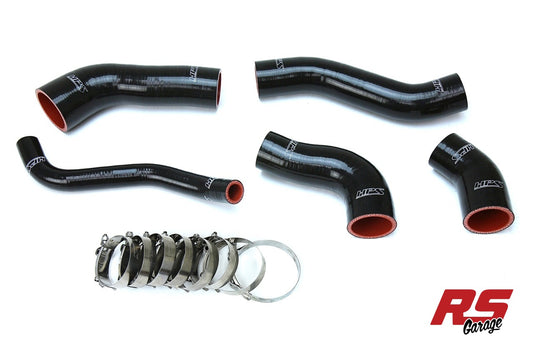 HPS Black Reinforced Silicone Intercooler Hose Kit for Hyundai 2013-2017 Veloster 1.6L Turbo