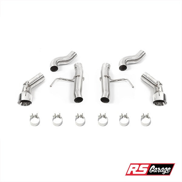 Mishimoto 2016+ Chevrolet Camaro SS Dual-Tip Race Axle-Back Exhaust w/ Polished Tips