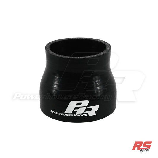 2.5" to 2.75" Silicone Reducer, Black