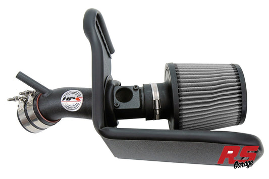 HPS Black Shortram Air Intake Kit with Heat Shield for 2018-2019 Toyota C-Hr Chr 2.0L