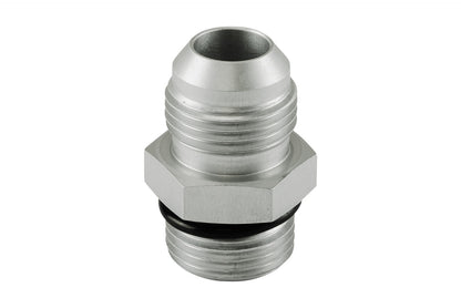 TS-JO-1010-CL Turbosmart Fitting -10 AN Flare to -10 AN ORB Male Straight - Silver