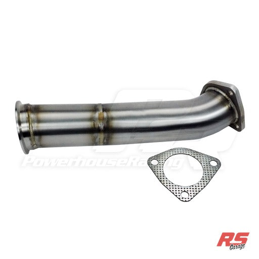 PHR Stock Twin Downpipe -JDM Aristo VVT-i Turbos - Upper pipe only, does not include midpipe - To complete the kit, y