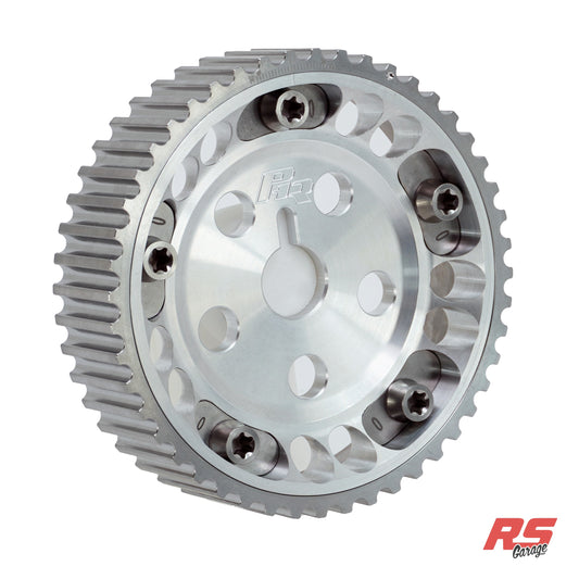 PHR Billet Titanium or Aluminum Adjustable Locking Cam Gear Builder for 2JZ/1JZ Engines - Machined Aluminum Inner, Machined Titanium Outer, Titanium "0" Degree Locks, Machined Titanium Hardware