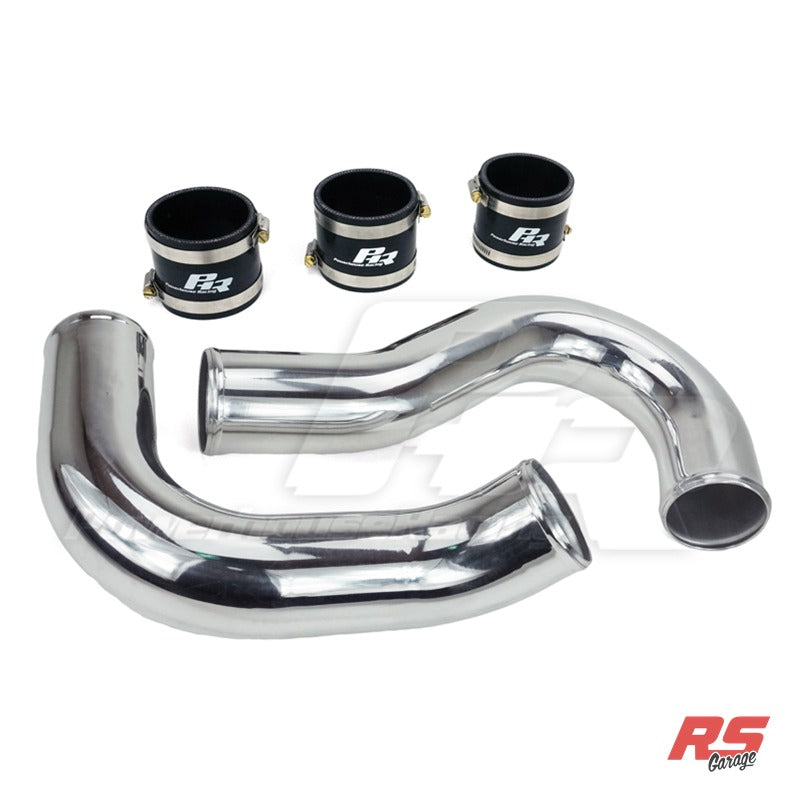 PHR 3.0" Hot Side Intercooler Pipe for SC300 -PHR Tubular Manifold (S1, V1, S23, S45, V23, V45) -Sportsman Cover Turbo ( - PHR S-Series and V-Series Manifolds (excluding V50), Sportsman, Straight entry, Polished