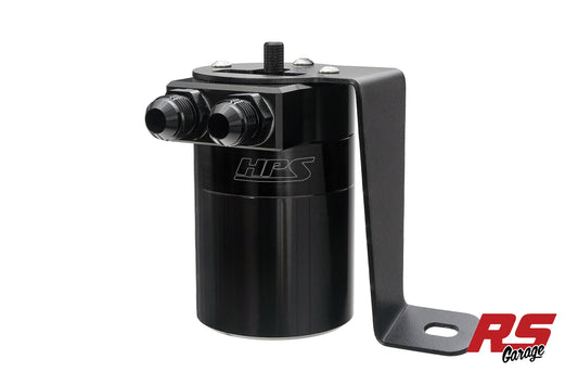 HPS Black Oil Catch Can 2018-2021 Subaru WRX STI 2.5L Turbo