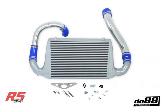 Do88 87-93 SAAB 900 Turbo BigPack Front Mount Intercooler Kit w/Blue Hoses