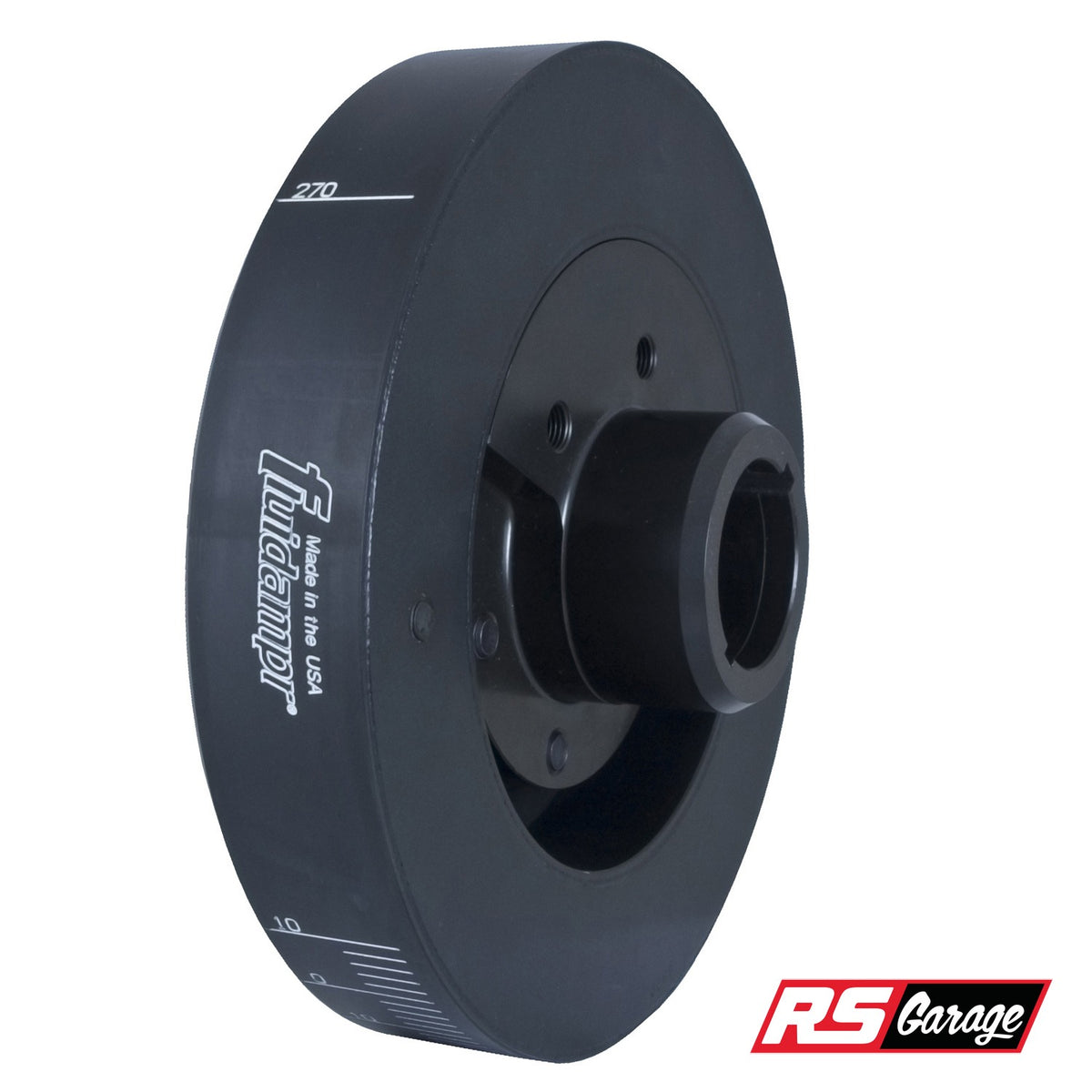Fluidampr Chevy 454-502 CID-V8 w/ one 3/16 and one 1/4 key slot Steel Externally Balanced Damper