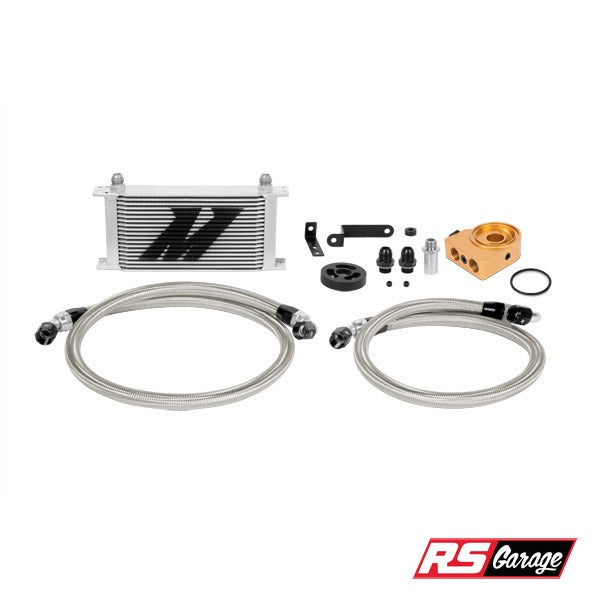 Mishimoto Thermostatic Oil Cooler Kit Silver Fits WRX 08-14 GR EJ255