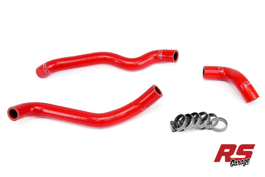 HPS Red Silicone Heater Hoses 2003-2006 Nissan 350Z 3.5L V6 Left Hand Drive