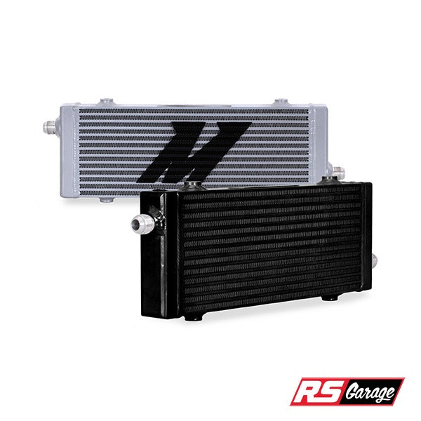 Mishimoto Universal Medium Bar and Plate Cross Flow Black Oil Cooler