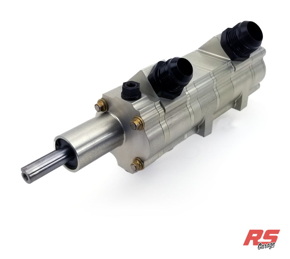 Dailey Engineering Dry Sump Oil Pump for 2JZ w/ Air Conditioning - For Air Conditioning, 5, 1.2", -16AN Return Fitting