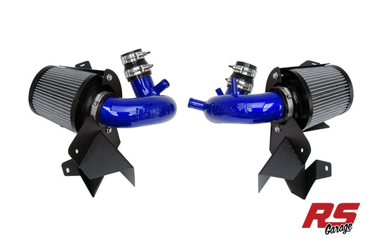 HPS Blue 827 Series Performance Air Intake 2018-2023 Kia Stinger 3.3L V6 Twin Turbo Includes Heat Shield