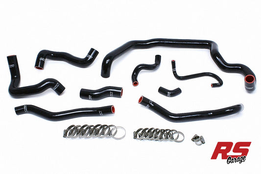 HPS Black Silicone Radiator and Heater Hoses 2007-2011 Mini Cooper S 1.6L Turbo Manual Trans