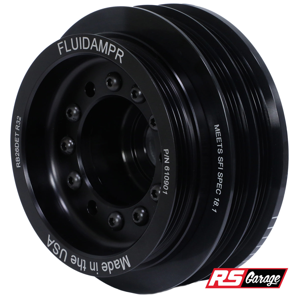Fluidampr Nissan RB26DET Phase-1 BNR32 GT-R Steel Internally Balanced Damper