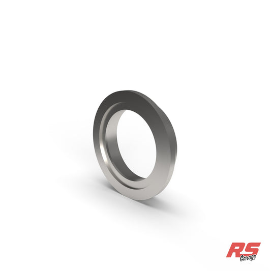 44mm V-band Wastegate Inlet Flange - Compatible with Tial MVR, PTE 46mm, and Turbosmart 45mm wastegates - 1.75" ID wel - 1.5" Schedule 10, 1.875" (48 mm)