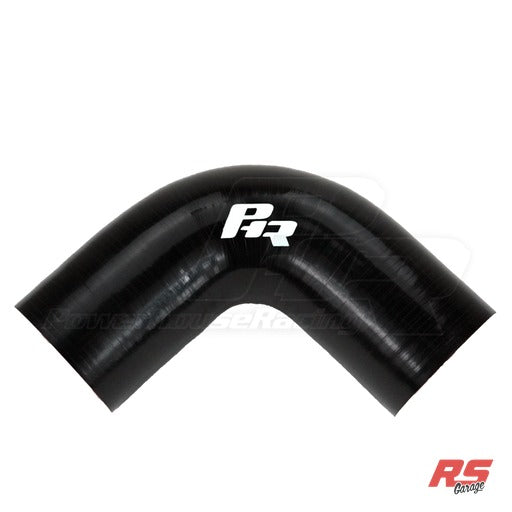 3.5" ID 90 Degree Elbow, 4" Legs, Gloss Black