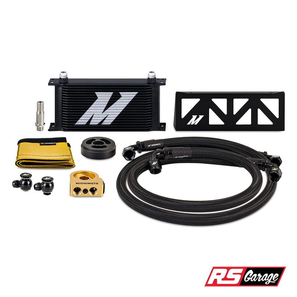 Mishimoto 22+ Subaru BRZ/Toyota GR86 Oil Cooler Kit Thermostatic - Black