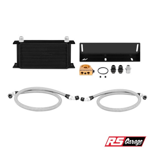 Mishimoto Ford Mustang 5.0L Thermostatic Oil Cooler Kit Black