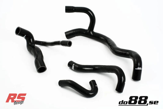 Do88 92-96 Audi S2/RS2 2.2T (ABY/ADU) Radiator Hoses - Black