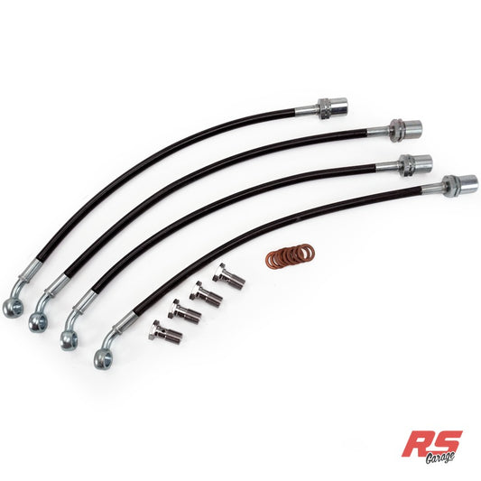 PHR Stainless Brake Line Kit for IS300 -Stainless braided lines with black coating