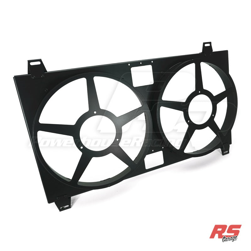 PHR IS300 Fan Kit for 93-98 Supra -Matte black powder coat