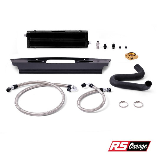 Mishimoto Thermostatic Oil Cooler Kit Black Ford Mustang GT 15-17 5.0L Coyote