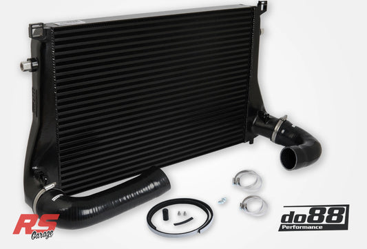 Do88 Audi/Seat/Skoda/Volkswagen 1.8T/2.0T (MQB) Intercooler w/Black Hoses