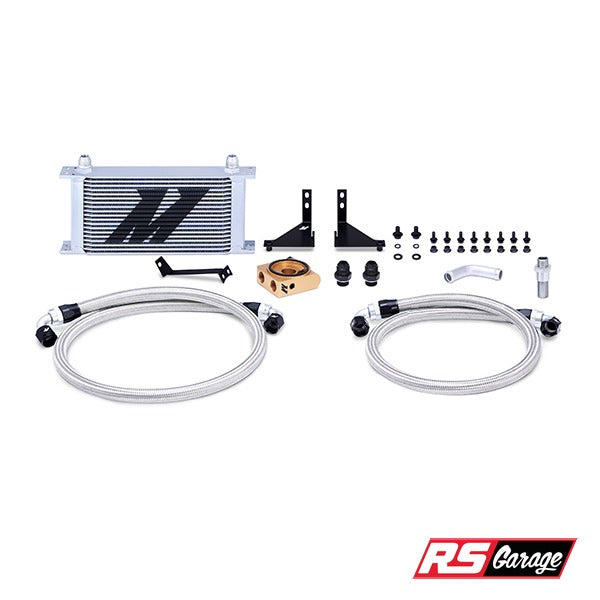 Mishimoto Thermostatic Oil Cooler Kit Silver Ford Fiesta ST 14-19 1.6L Ecoboost