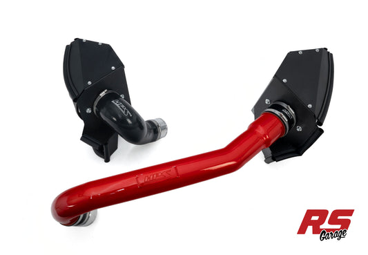 HPS Red 827 Series Performance Air Intake 2021-2025 Bmw M3 3.0L Turbo Includes Heat Shield