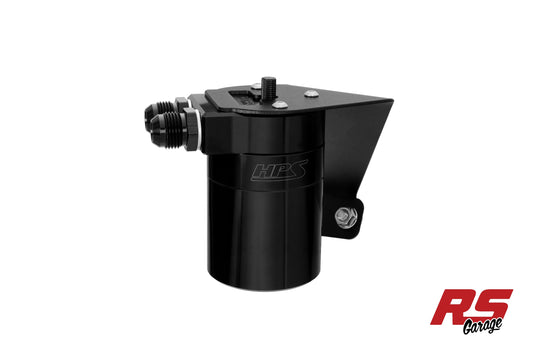 HPS Performance Oil Catch Can Kit 2013-2020 Subaru Brz 2.0L FA20D 860-030WB Black