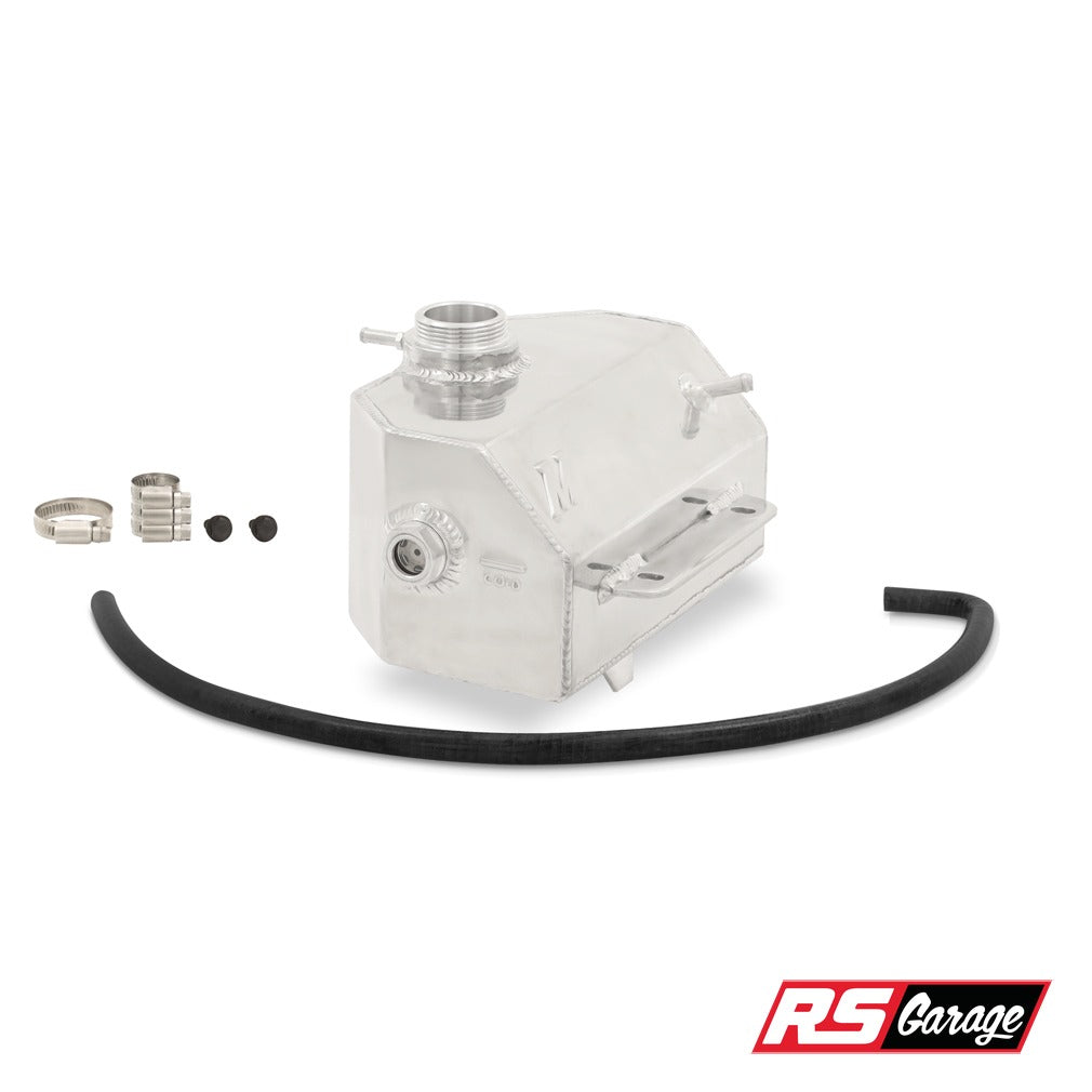 Mishimoto Aluminum Coolant Expansion Tank Silver Ford Mustang GT 5.0L V6 3.7L Ecoboost 2.3L 15-21