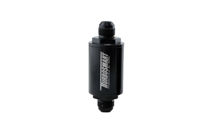 TS-0402-1132 Turbosmart FPR Billet Fuel Filter 10um -10 AN Black TS-0402-1132