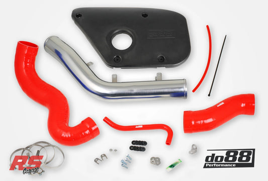 Do88 Volvo S60 V60 V70 T6 Inlet Pipe Red Hoses Plastic cover