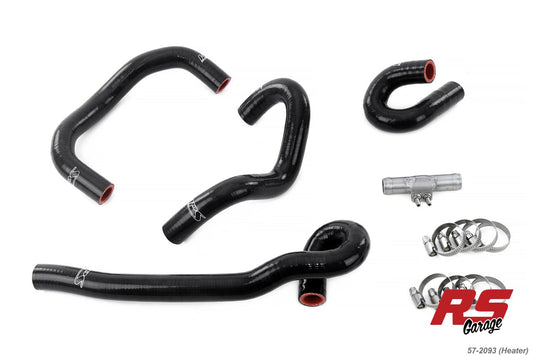 HPS Black Silicone Heater Hoses 1995-1998 Nissan Skyline GTR R33 RB26DETT Twin Turbo