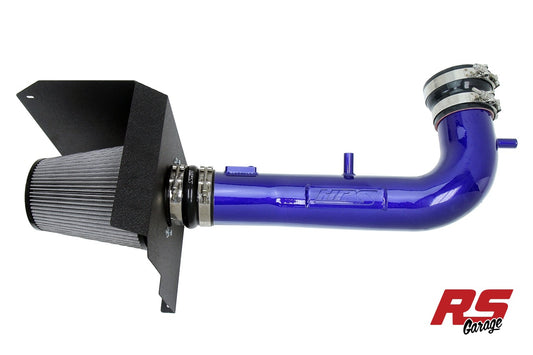 HPS Performance Air Intake w/ Heat Shield 2015-2020 Cadillac Escalade L86 6.0L V8 Blue
