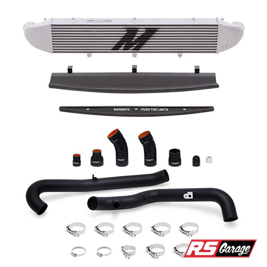 Mishimoto 2014-2016 Ford Fiesta ST 1.6L Front Mount Intercooler (Silver) Kit w/ Pipes (Black)