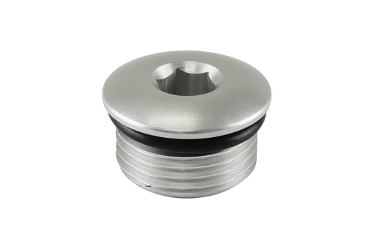 TS-OB-12-CL Turbosmart Fitting -12 AN ORB Blank - Silver
