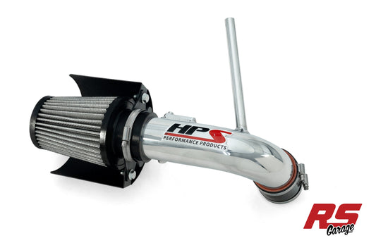 HPS Polished 827 Series Performance Air Intake 2012-2015 Toyota Prius Plug-IN 1.8L Hybrid Includes Heat Shield