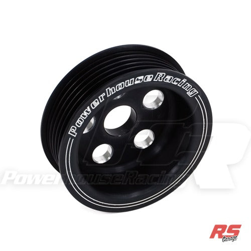 PHR Billet Aluminum Alternator Pulley, 2.9" OD (underdrive) -Black edition