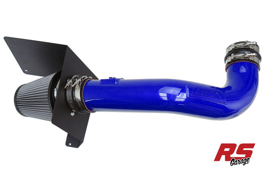 HPS Blue 827 Series Performance Air Intake 2009-2013 Gmc Sierra 1500 4.8L 5.3L 6.0L 6.2L V8 (excludes Hybrid) Includes Heat Shield