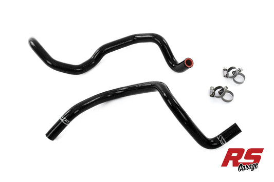 HPS Performance Silicone Heater Hoses 2010-2014 Subaru Outback EJ253 FB25 2.5L Black