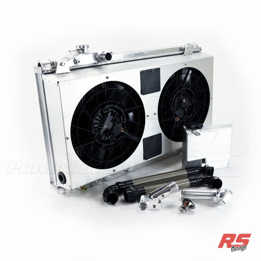 PHR Ultimate Cooling Kit for MKIV - 2JZ-GTE, Matte Black, No Transmission Cooler