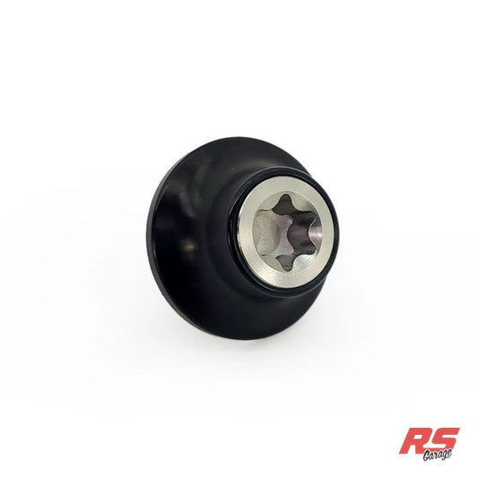 PHR Titanium Cam Gear Bolt and Washer for 2JZ -Machined Bolt -Black Washer - Machined, Black