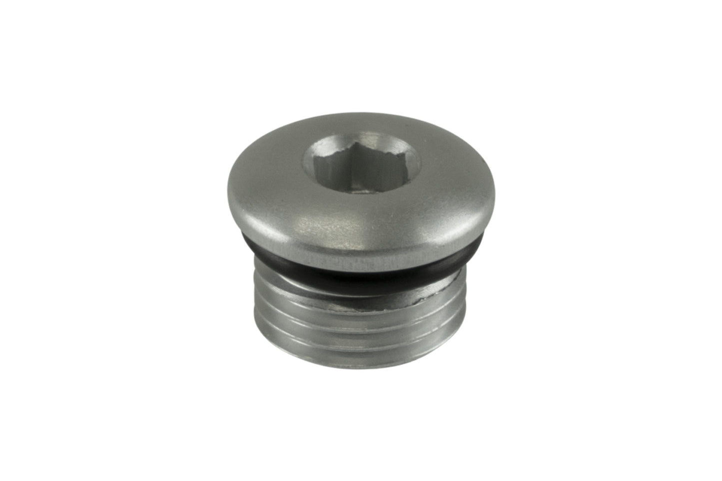 TS-OB-06-CL Turbosmart Fitting -6 AN ORB Blank - Silver