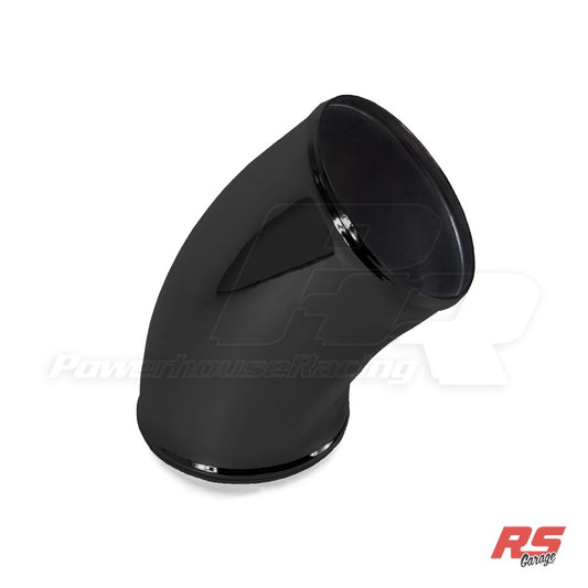 PHR 5" Intake Pipe for Single Turbo -Gloss black powder coat - Pipe only