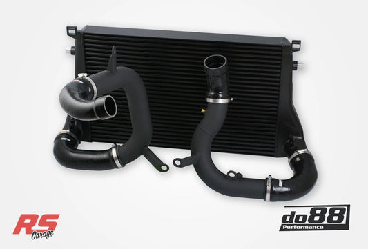 Do88 VAG 1.8T/2.0T (MQB) BigPack Intercooler Kit w/Black Hoses