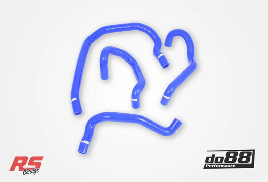 Do88 Audi/Seat/Volkswagen 2.0T (MQB) Remote Radiator Coolant Hoses (Left) - Blue