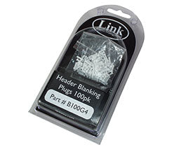 101-0124 Link Bg4 - 100 Pack Blanking Plugs
